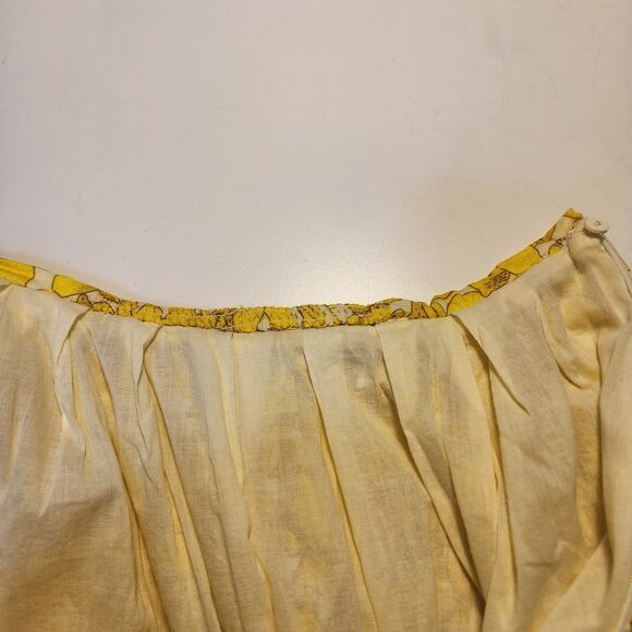 Anthropologie Skirt Moulinette Soeurs Womens S Lemons prariecore Cottagecore - Picture 9 of 9